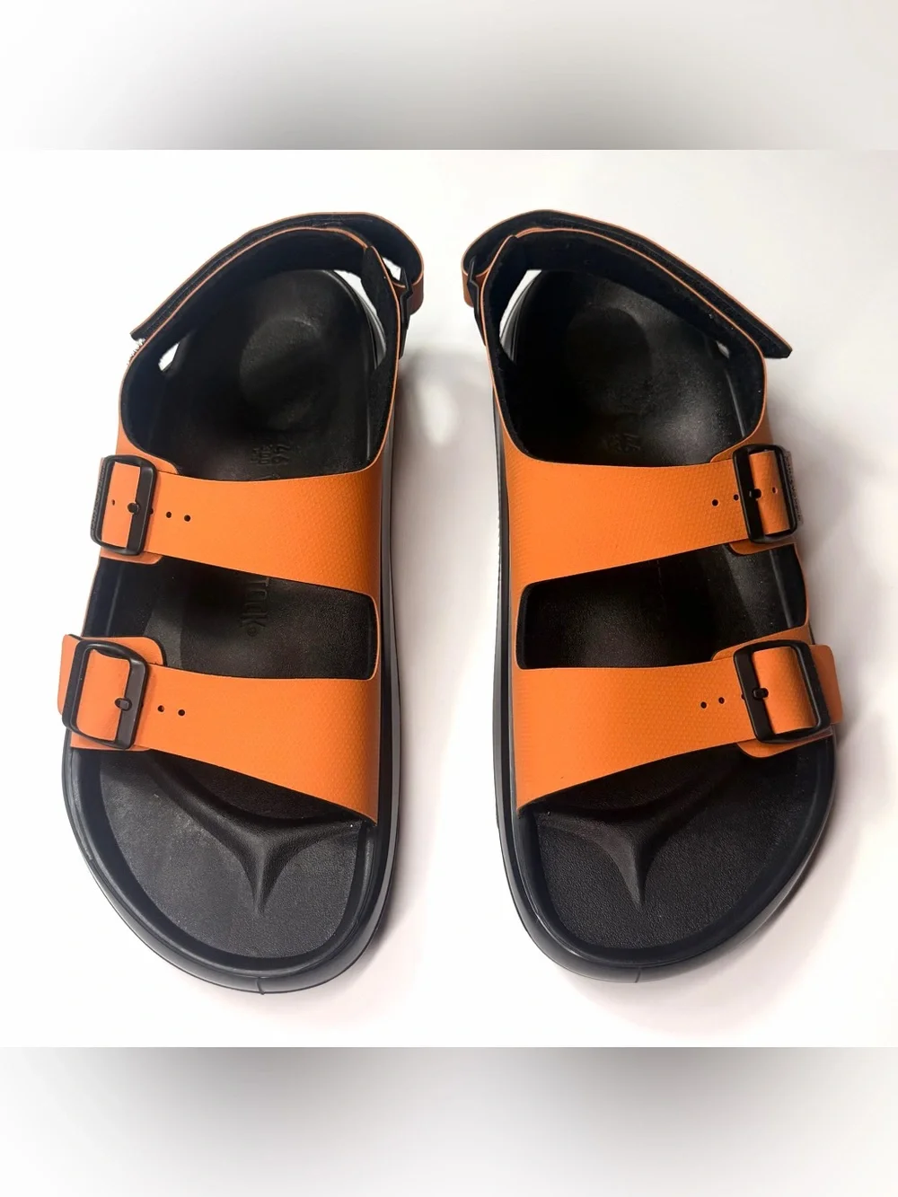 Birkenstock Men’s Mogami Terra Orange Dual-Strap Sport Sandals Size- 13